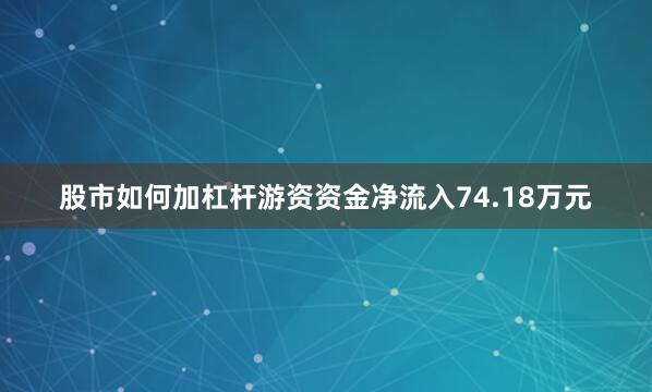 股市如何加杠杆游资资金净流入74.18万元